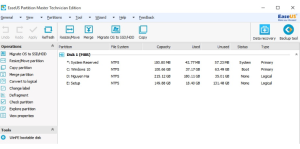 Kết quả của chuyển ổ C sang D