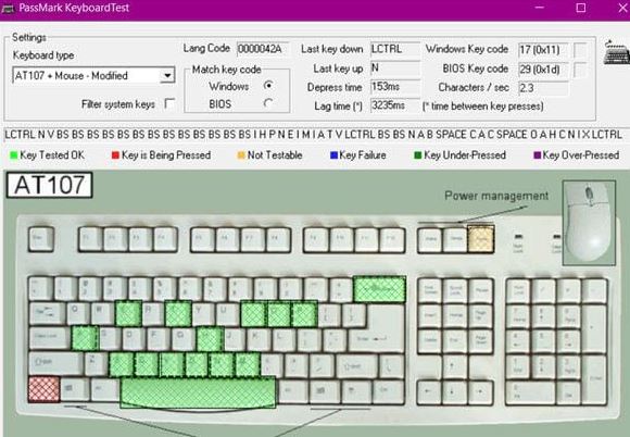 Test Keyboard Bàn Phím Máy Tính Bằng Phần Mềm