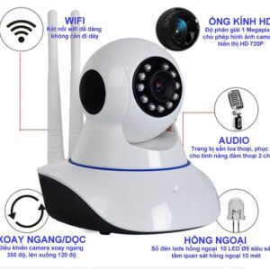 Camera HD W­ifi Xoay 360