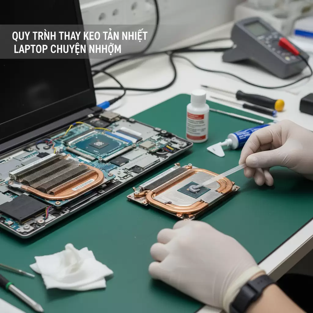 Thay keo tản nhiệt CPUGPU là bước quan trọng nhất trong bảo trì giúp giảm nhiệt độ máy
