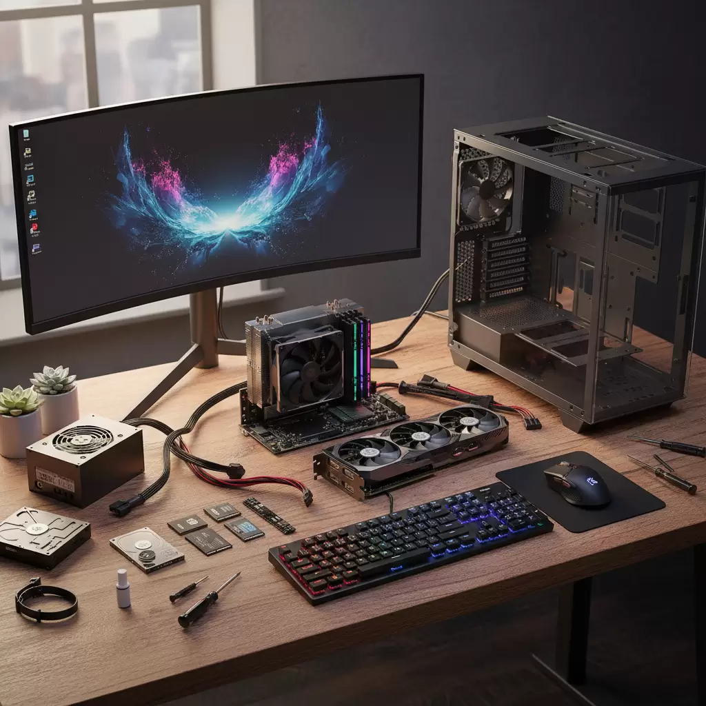 Hướng Dẫn Tự Lắp PC Từ A Đến Z Cho Người Mới Bắt Đầu Cực Dễ 2026 Hướng Dẫn Tự Lắp PC Từ A Đến Z Cho Người Mới Bắt Đầu Cực Dễ 2026