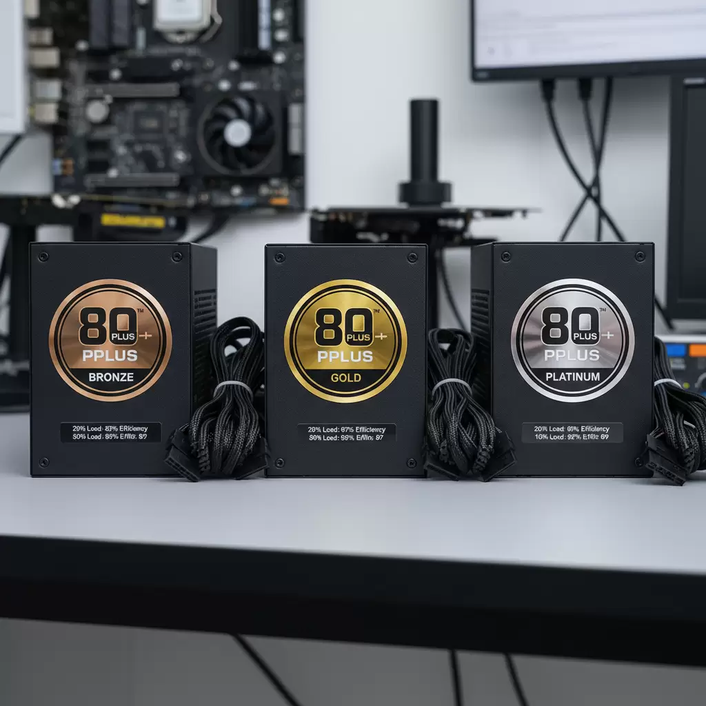 Chứng nhận 80 PLUS xác định hiệu suất chuyển đổi điện năng của PSU giúp giảm thiểu nhiệt lượng tỏa ra